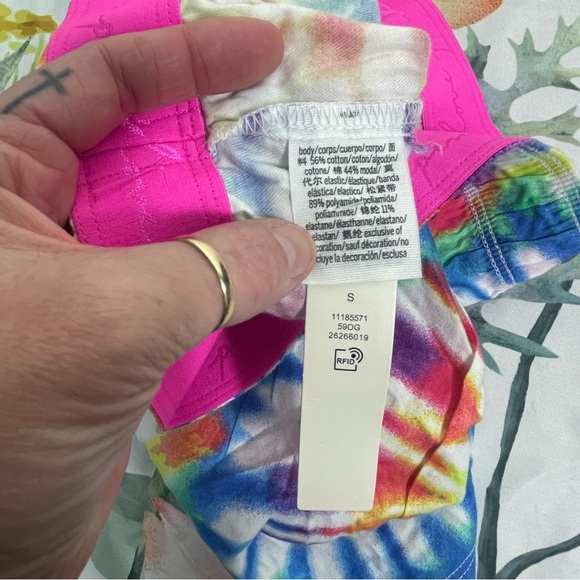 Pink Victoria’s Secret Tie Dye Lounge Shorts - Picture 4 of 5